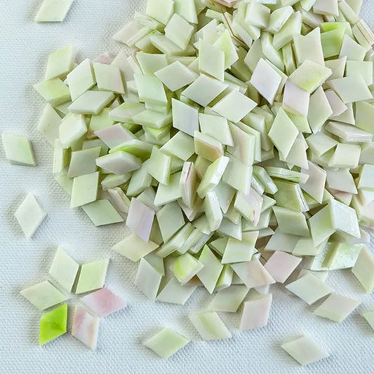 Light Green Diamond Mosaic Tiles