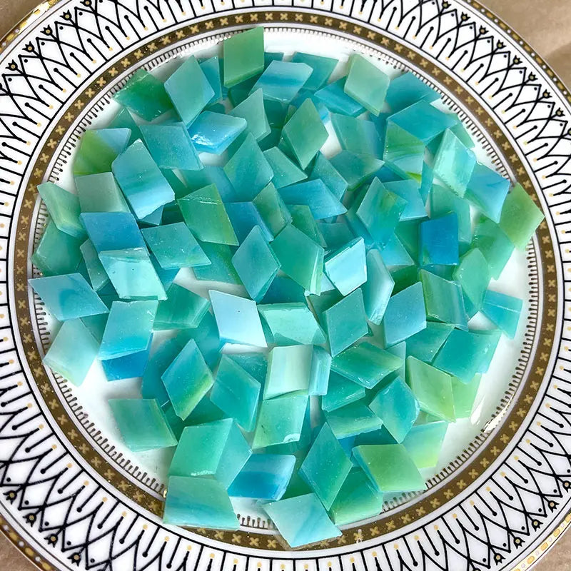 Turquoise Diamond Mosaic Tiles