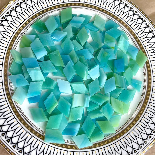 Turquoise Diamond Mosaic Tiles