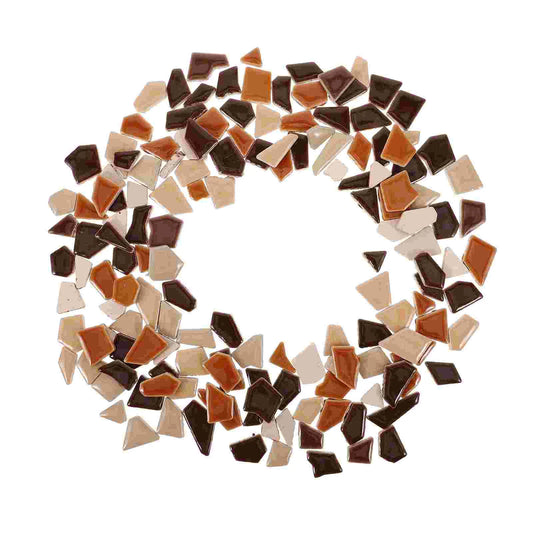 Brown Irregular Ceramic Mosaic Tiles